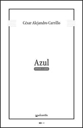 Azul SATB choral sheet music cover